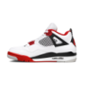 Air Jordan 4 Retro 'Black Fire Red' - Contrast Stitching