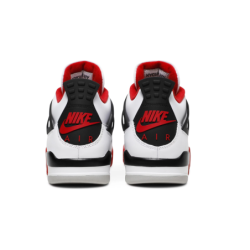 Air Jordan 4 Retro 'Black Fire Red' - Contrast Stitching