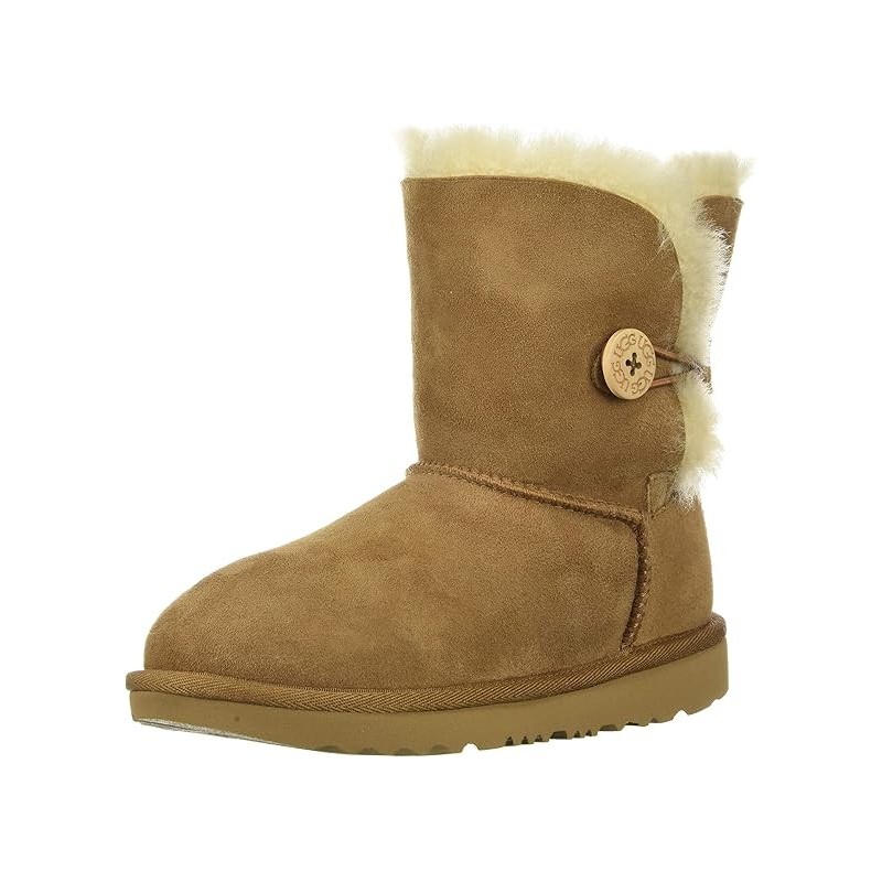 UGG Bailey Button II Bottes Enfant Mouton Peau Agneau